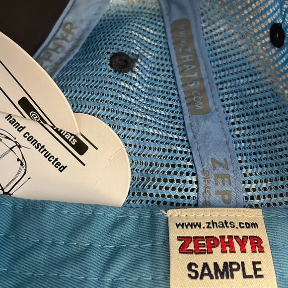 New With Tags - Rare Vintage Zephyr Anchor Martha’s Vineyard Sample Hat - Blue - Picture 4 of 5